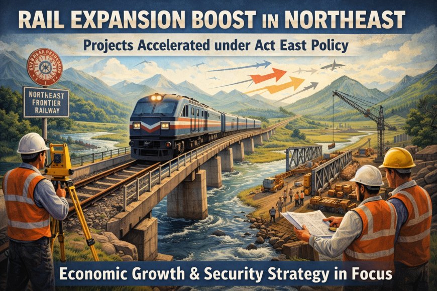 Railway Expansion Accelerated in Northeast Under Act East Policy.