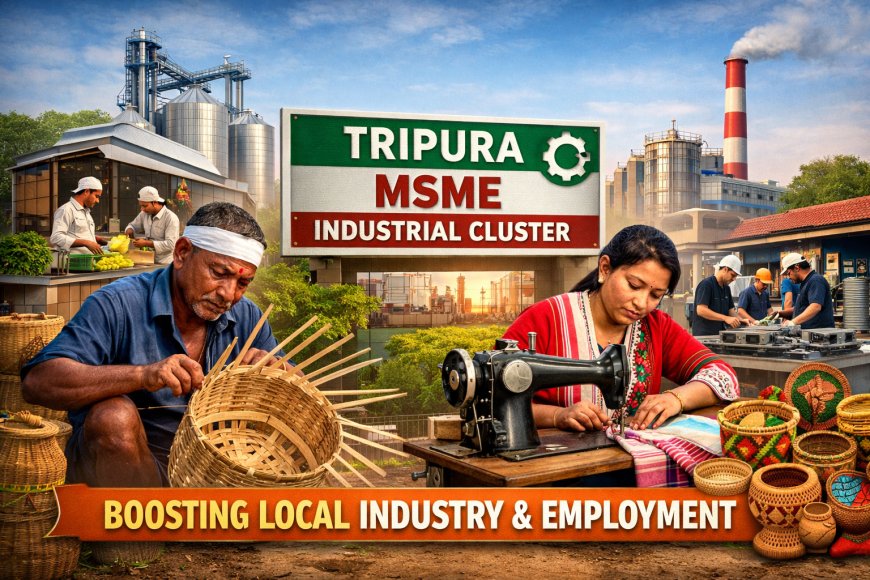 Tripura Sets Up New Industrial Cluster to Supercharge MSME Growth.