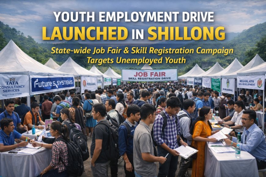 Youth Employment Drive Launched in Shillong, State Targets Job Creation Push.